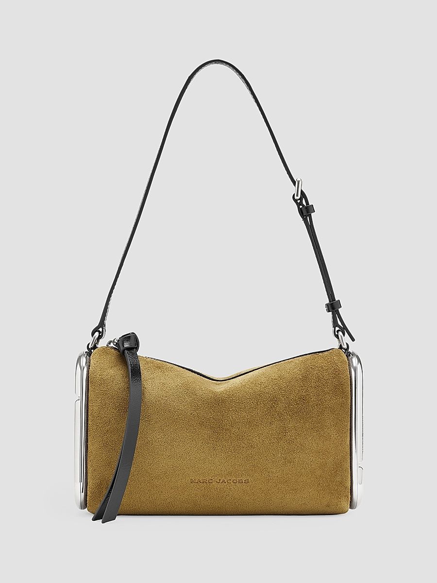Women's Scene Small Suede Shoulder Bag - Hazelnut