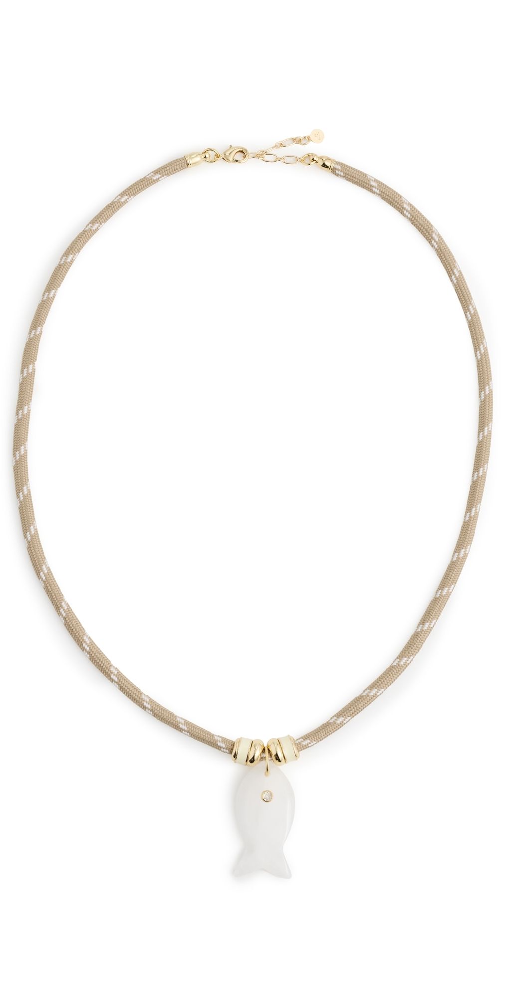 Lacey Ryan Paracord Fish Necklace White One Size