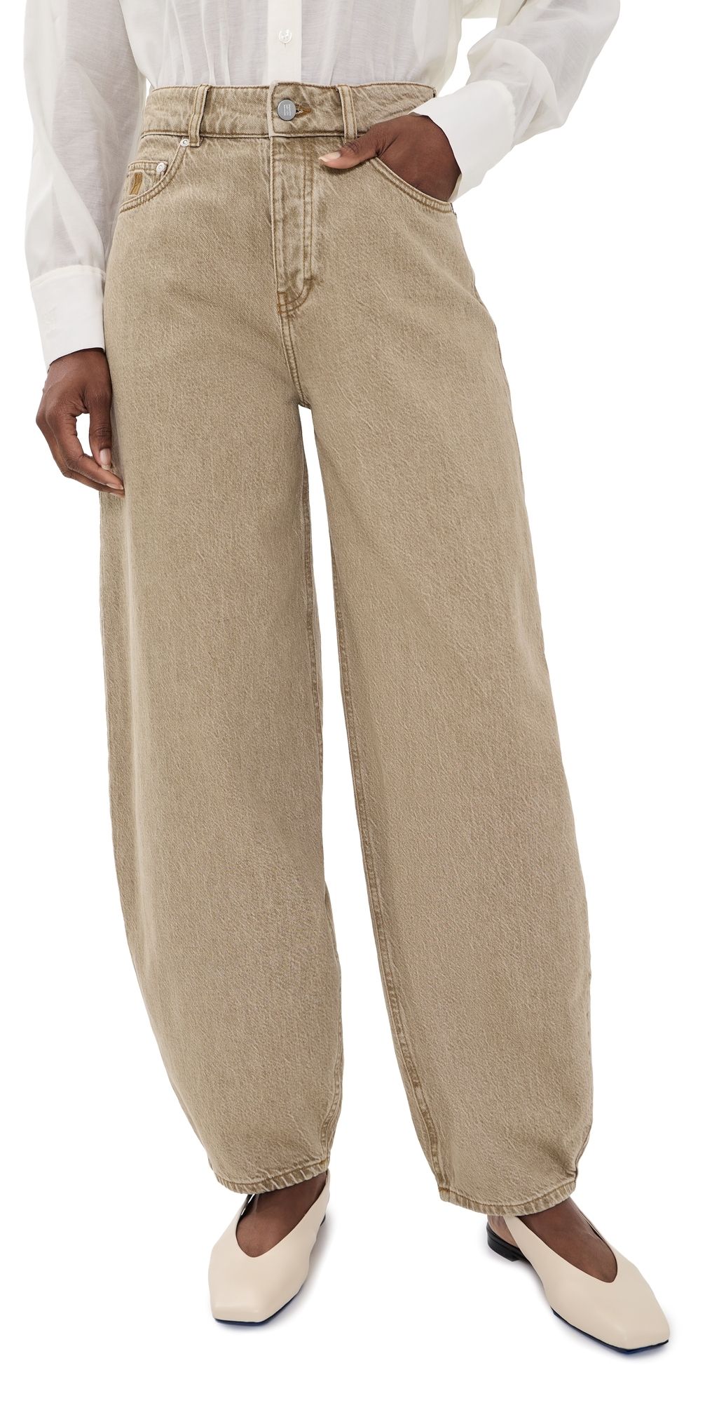 By Malene Birger Dallas Barrel Jeans Toasted Coconut 28