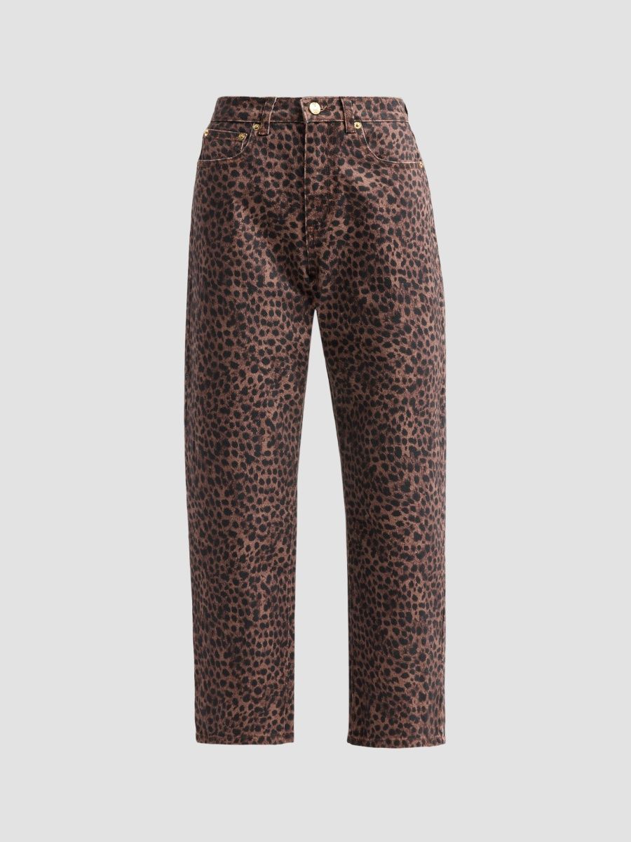 Generation Love Women's Cobel Leopard Jeans - Muted Leopard - Size 24