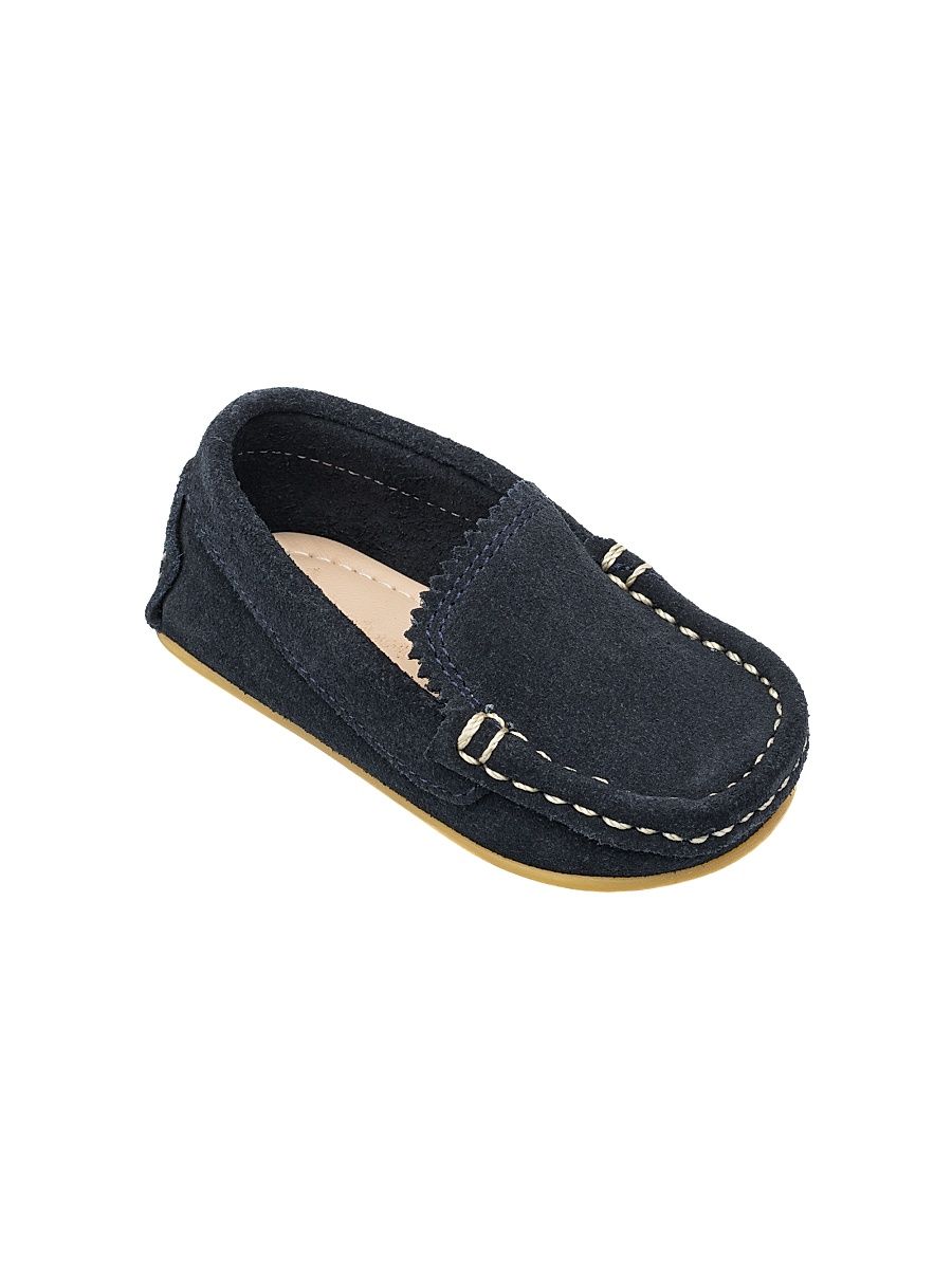 Elephantito Girl's Baby's Antton Suede Driving Loafers - Suede Blue - Size 6.5 (Baby)