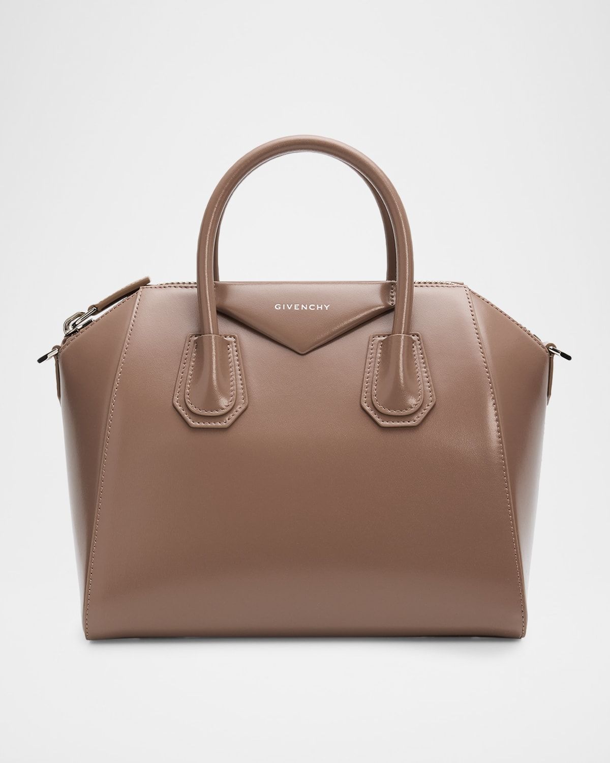 Small Antigona Leather Top-Handle Bag