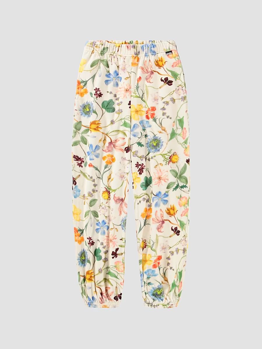Little Girl's & Girl's Adriana Floral Cotton-Blend Sweatpants - Vintage Flowers - Size 10
