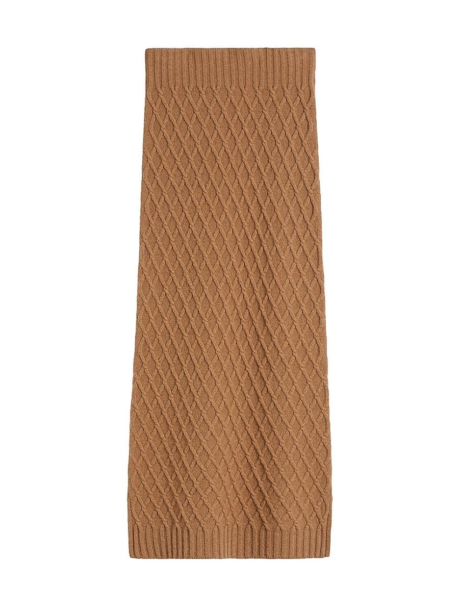 Women's Camel Yarn Skirt - Camel - Size XL