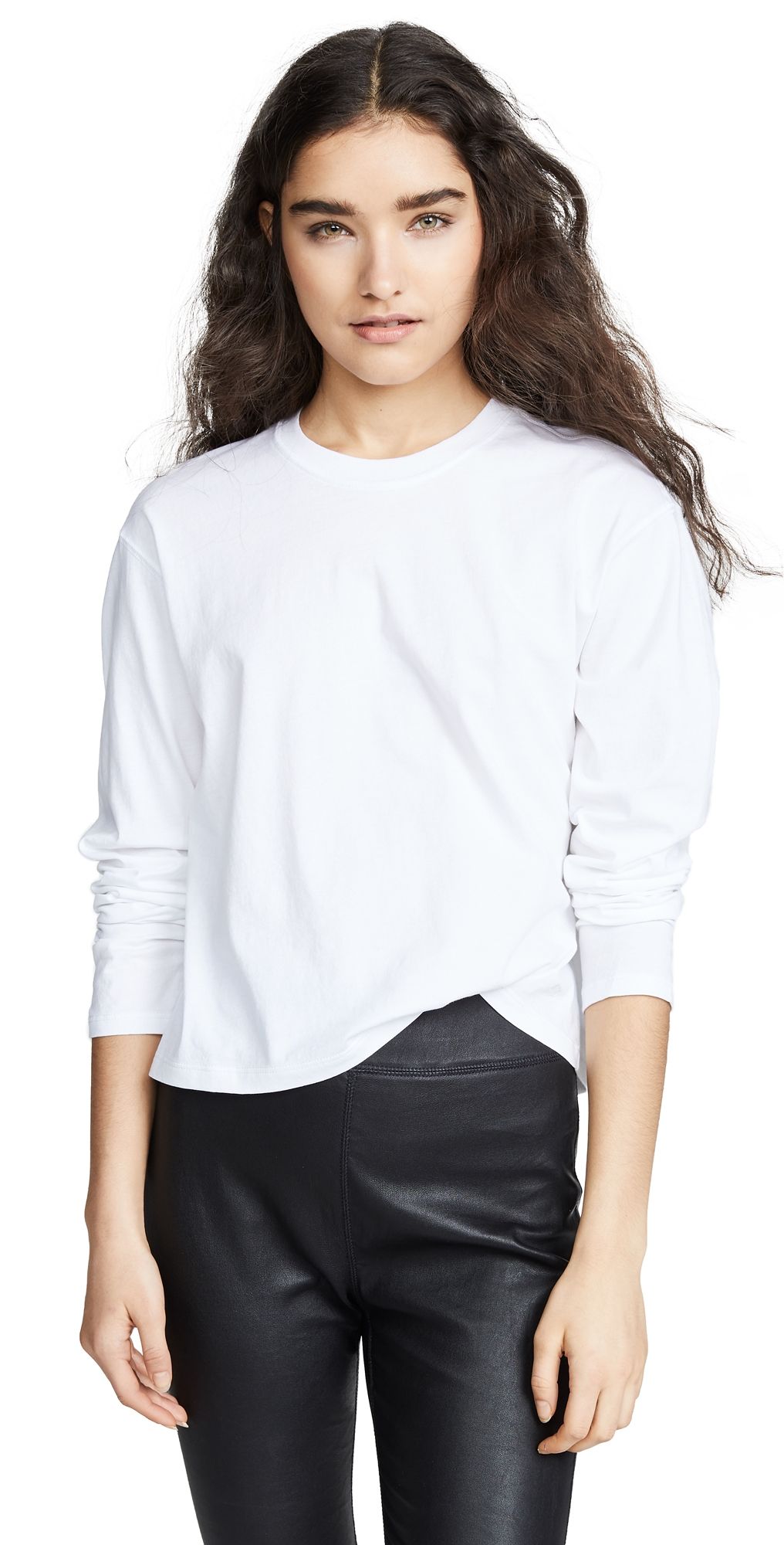 ATM Anthony Thomas Melillo Long Sleeve Boy Tee White L