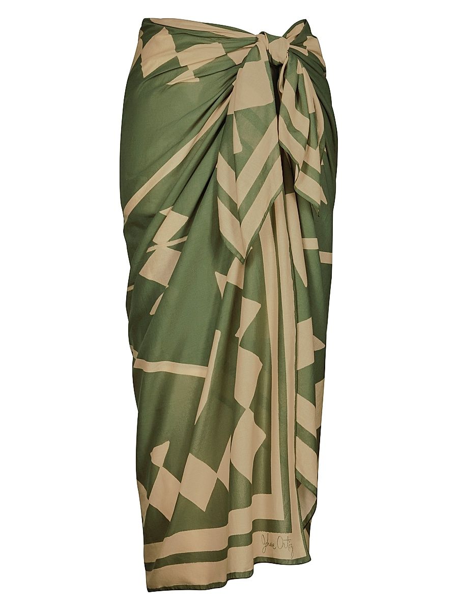 Women's La Paz Maguey Pareo - Maguey Green Ecru