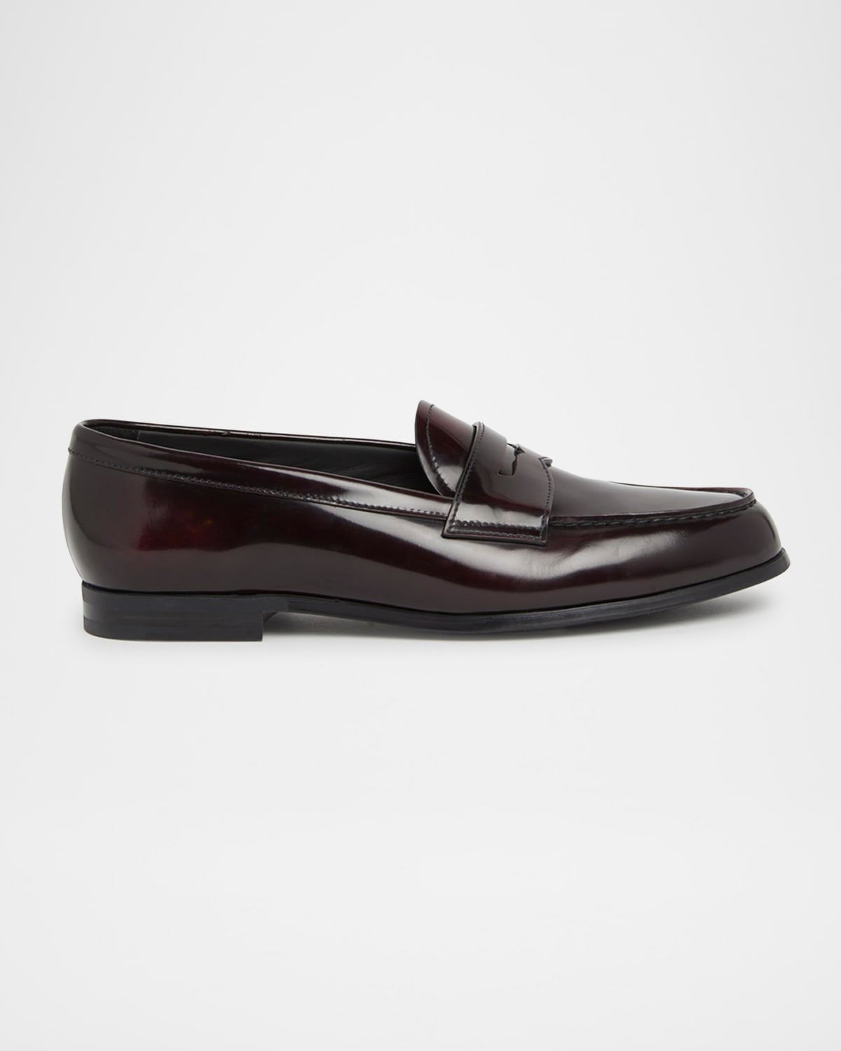 Natalie Leather Penny Loafers