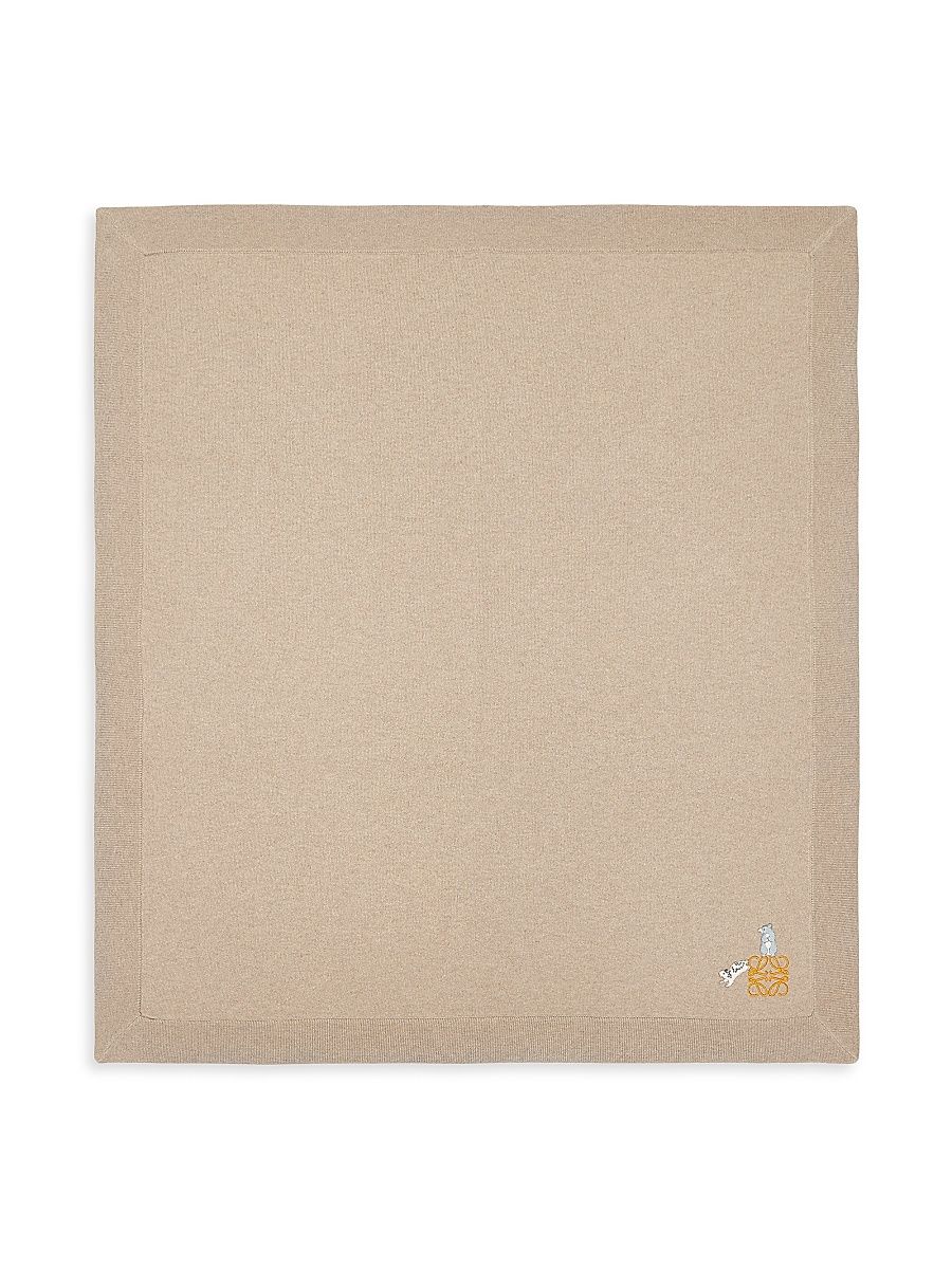 Hamster Cashmere Baby Blanket - Beige