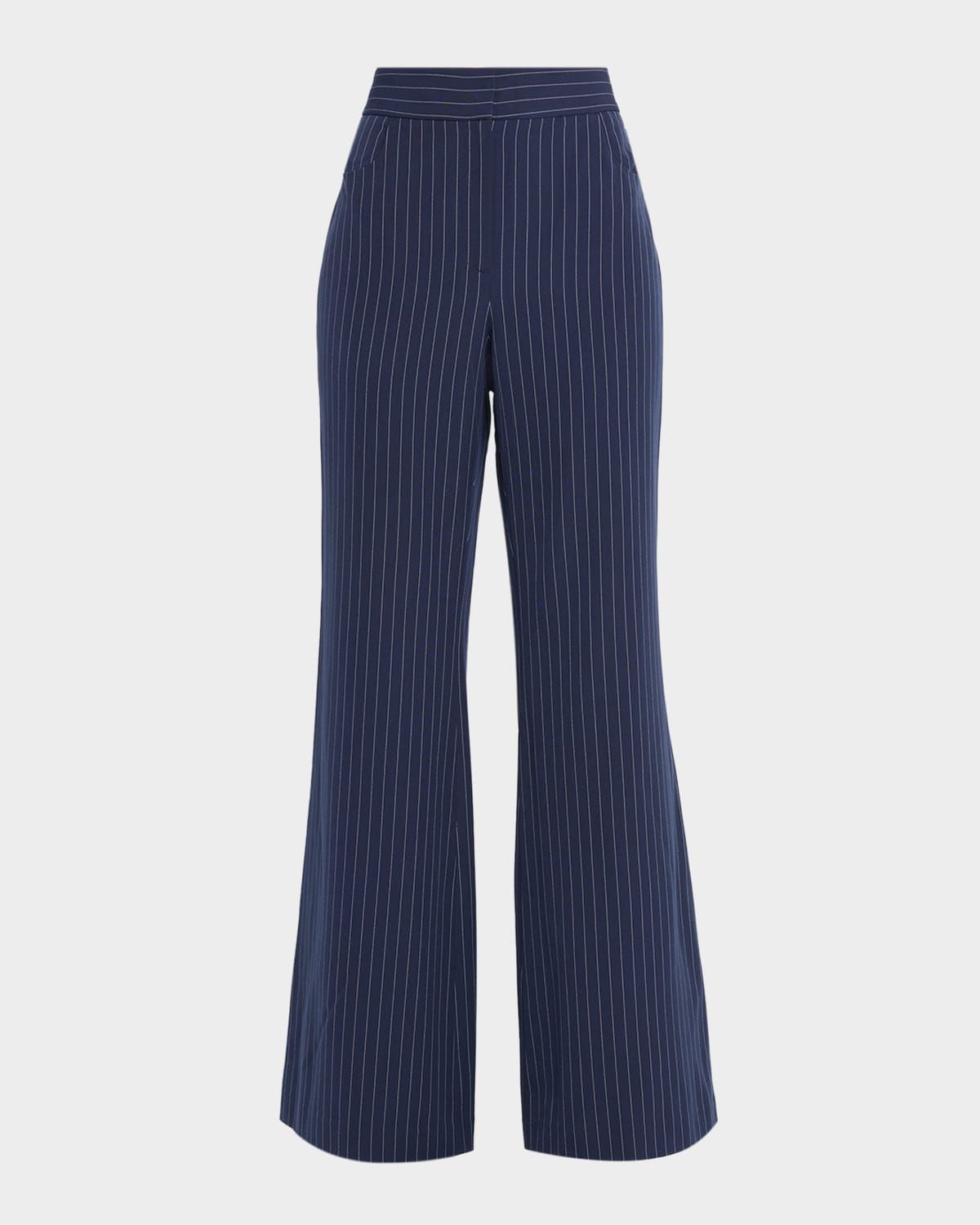 Gaia Striped Flare Pants