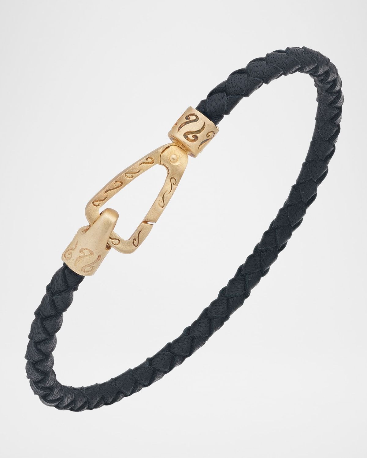 Men & apos;s Lash Woven Bracelet, Gold
