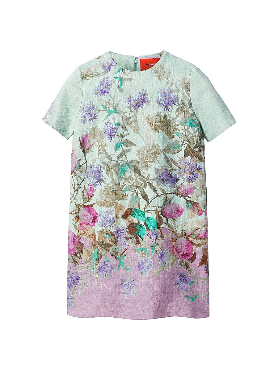 Women's Mini Swing Dress - Heath Menta - Size Large