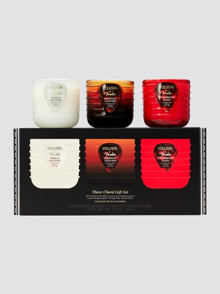 Voluspa Fender Candle Trio Gift Set