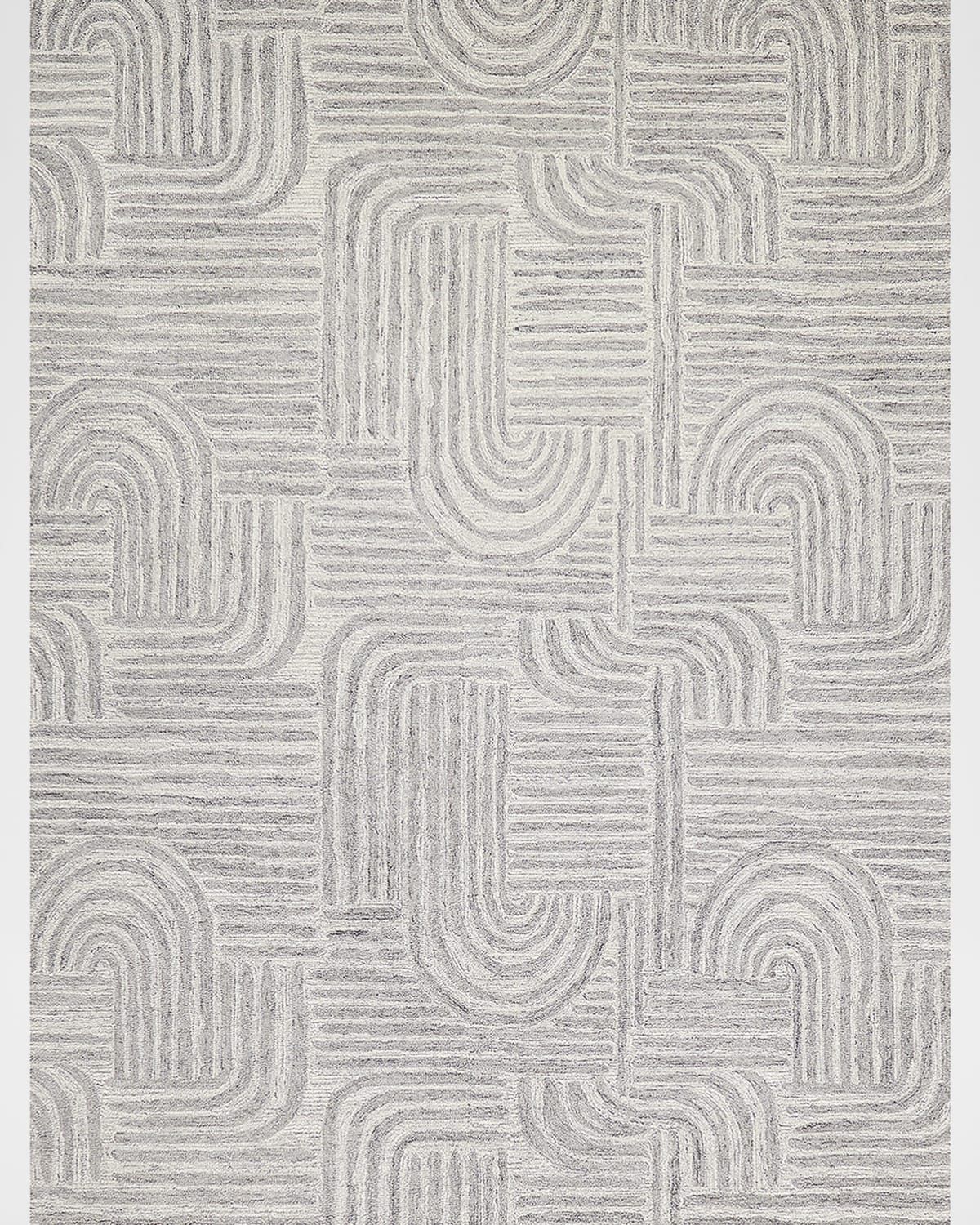 Juno Hand-Tufted Gray/Ivory Rug