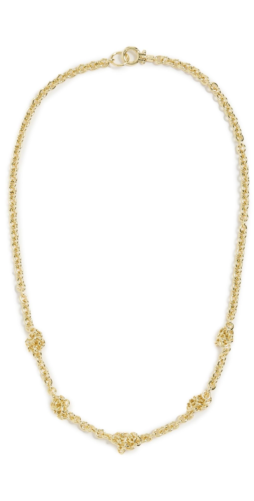 Gorjana Knotty Necklace Gold One Size