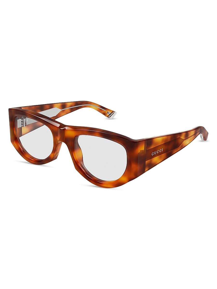 Women's Fashion Show 53MM Square Sunglasses - Havana