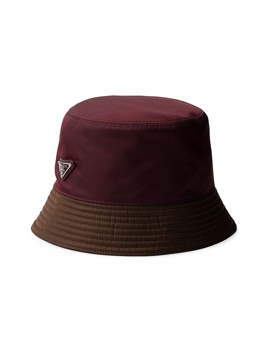 Men's Re-Nylon Two-Tone Bucket Hat - Dark Red - Size XXL