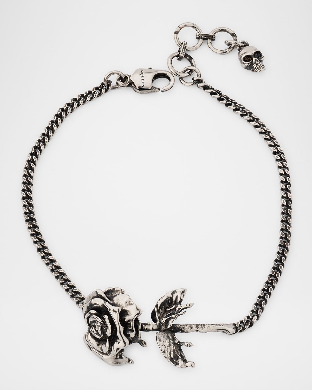 Men & apos;s Dipped Rose Chain Bracelet