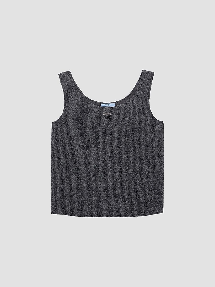 Women's Shetland Wool Top - Grey - Size 6