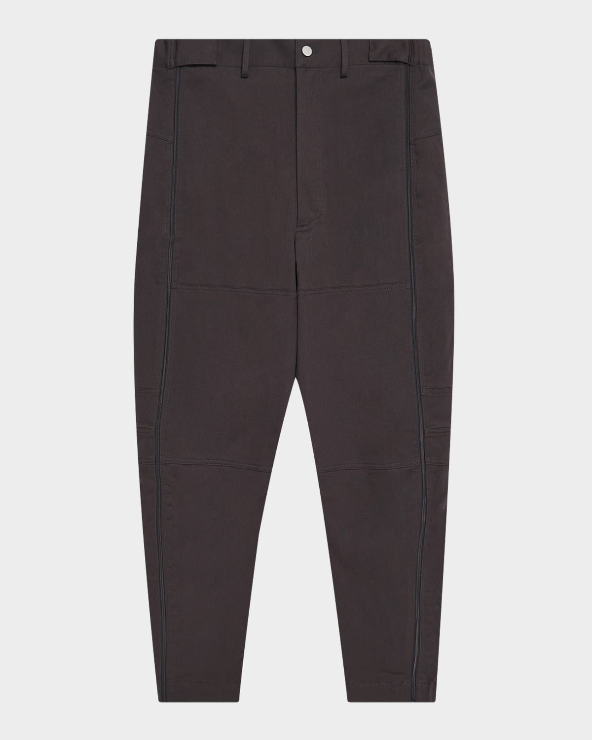 Men & apos;s Cotton Side-Zip Flat-Front Trousers