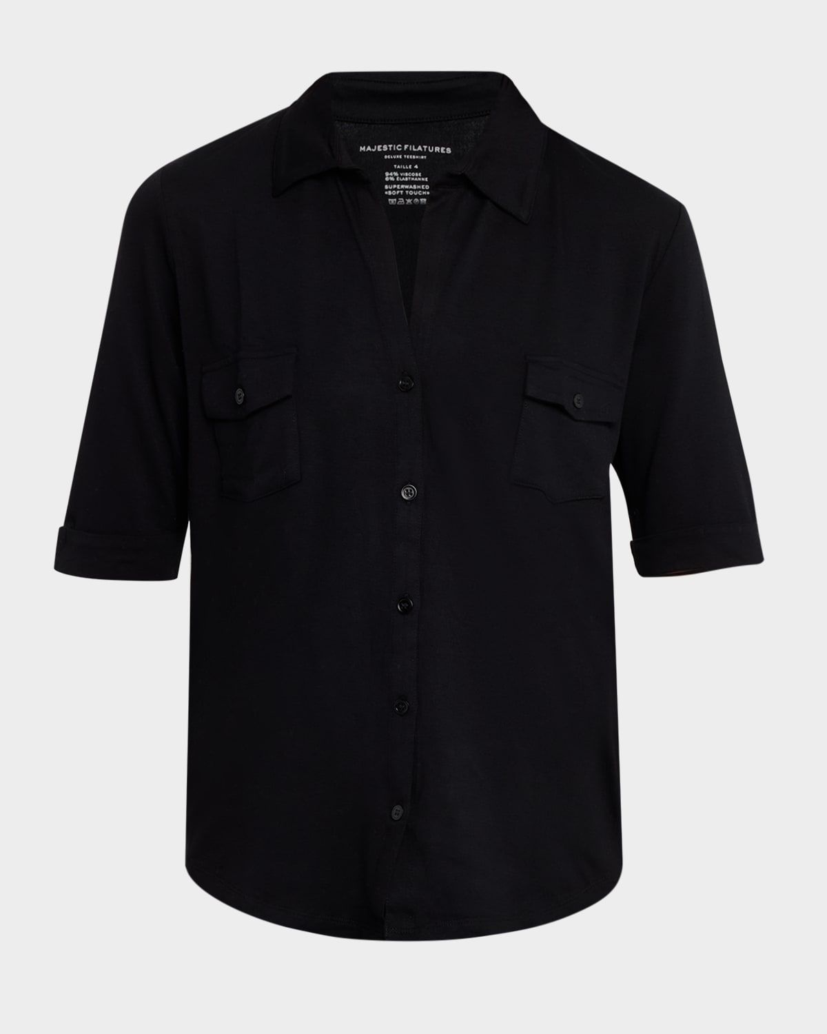 Soft Touch Elbow-Sleeve Shirt