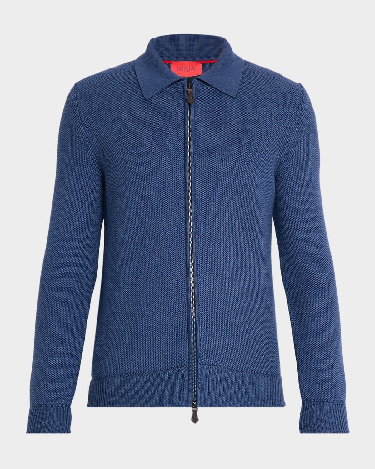 Men & apos;s Wool-Blend Knit Full-Zip Sweater