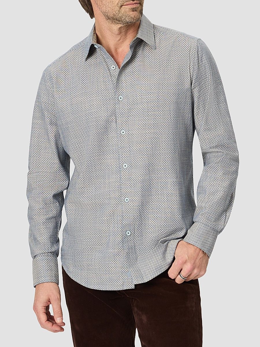 Men's Grandadam Cotton Woven Shirt - Size XL