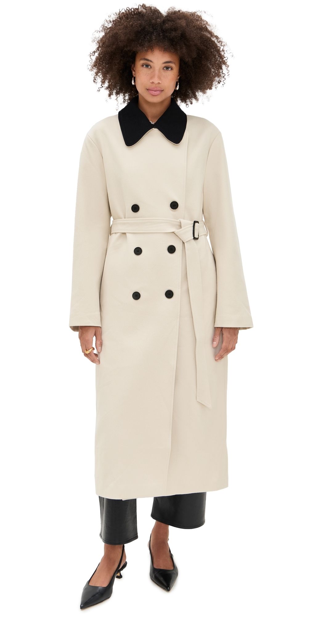 Lioness Soho Trench Coat Beige XXL