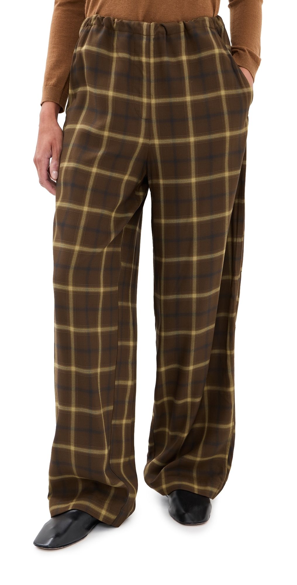 CO Drawstring Pants Chocolate XS