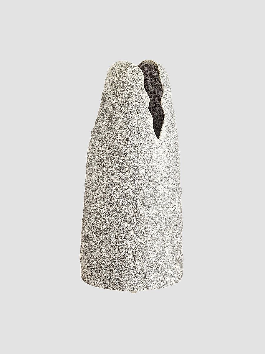 Livia Ceramic Freeform Vase - White