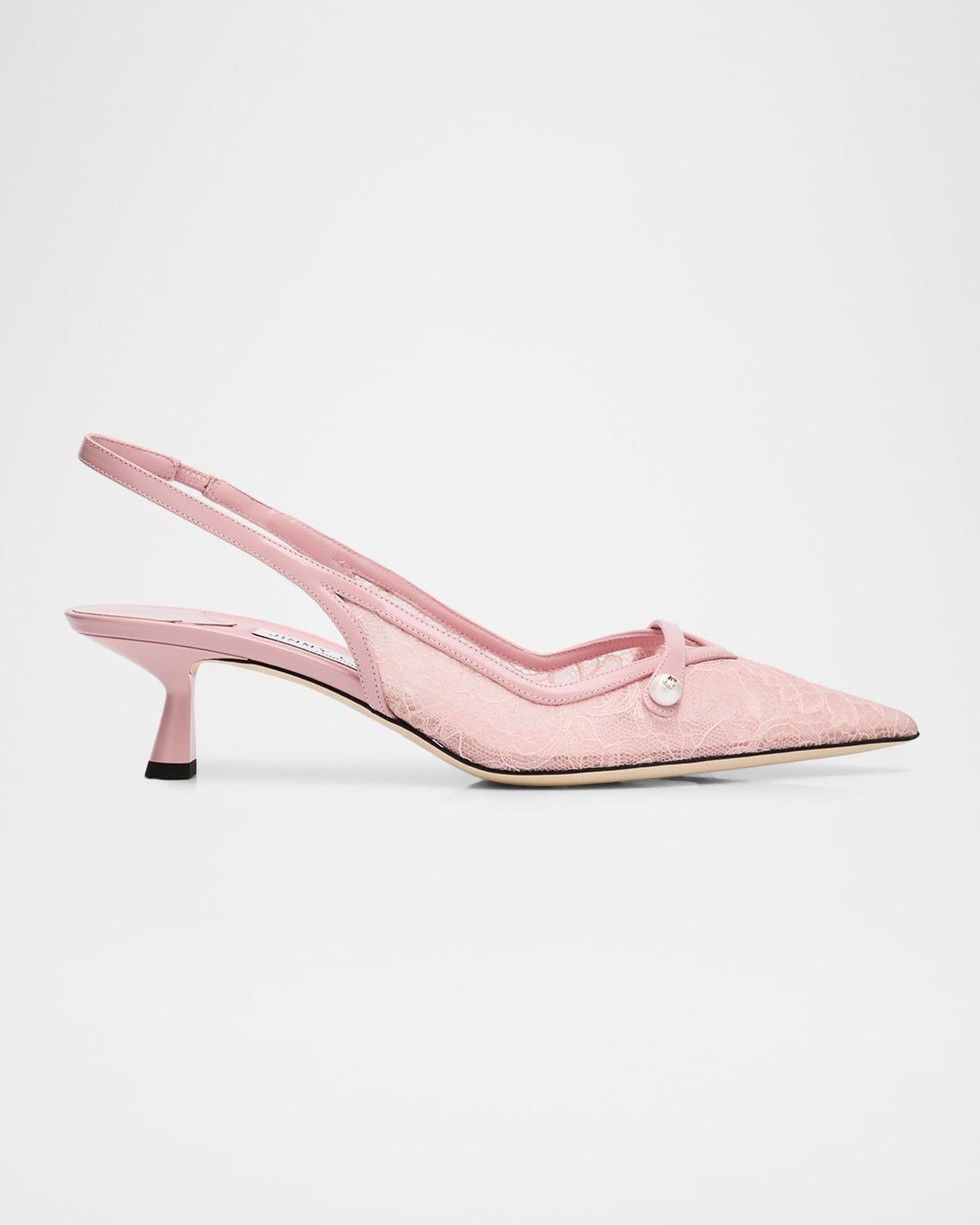 Amita 45 Lace Slingback Pumps