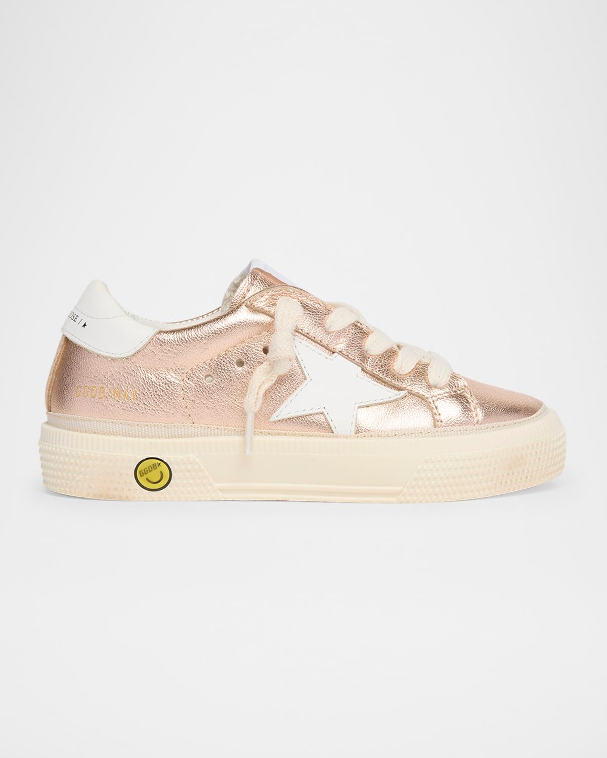 Girl & apos;s May Laminated Leather Low-Top Sneakers, Toddler/Kids