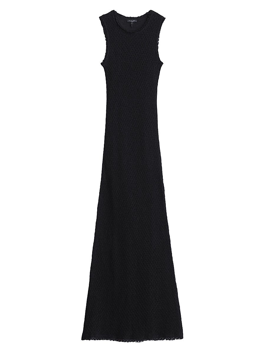 Women's Carine Knit Maxi Dress - Black - Size XS