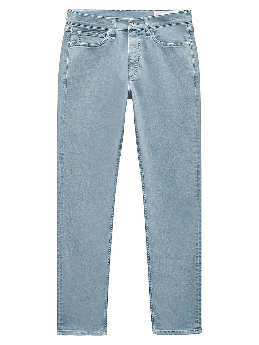 Men's Fit 2 Aero Stretch Stone Blue Jeans - Stone Blue - Size 36