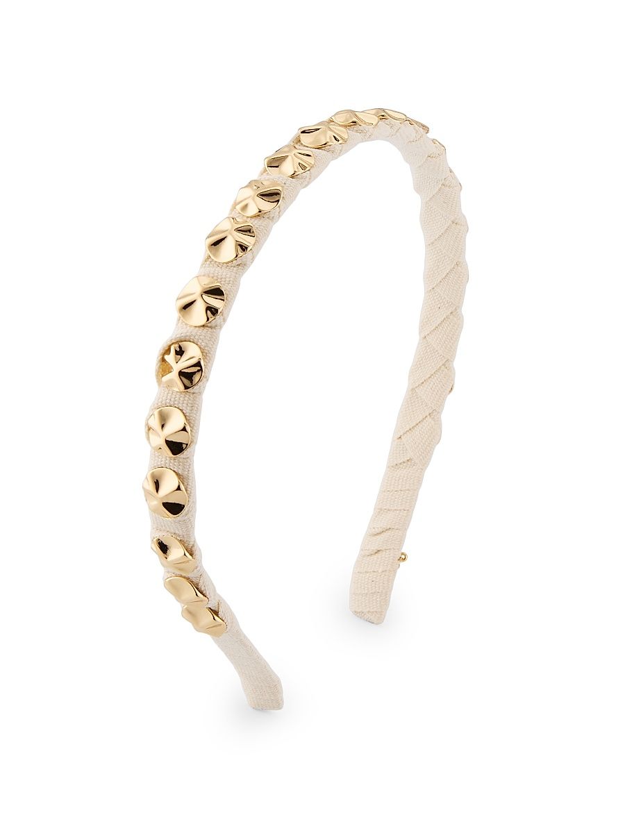 Women's Palm Beach 14k Gold-Plated Headband - Natural Gold