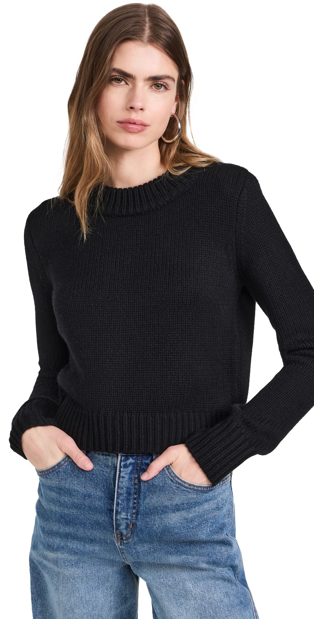 La Ligne Solid Mini Marin Sweater Black S