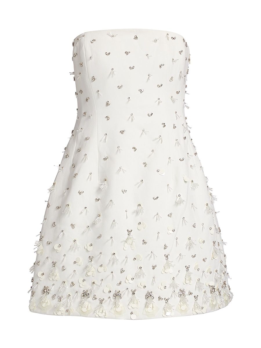 Women's Yasmin Bustier Minidress - Ivory - Size 6