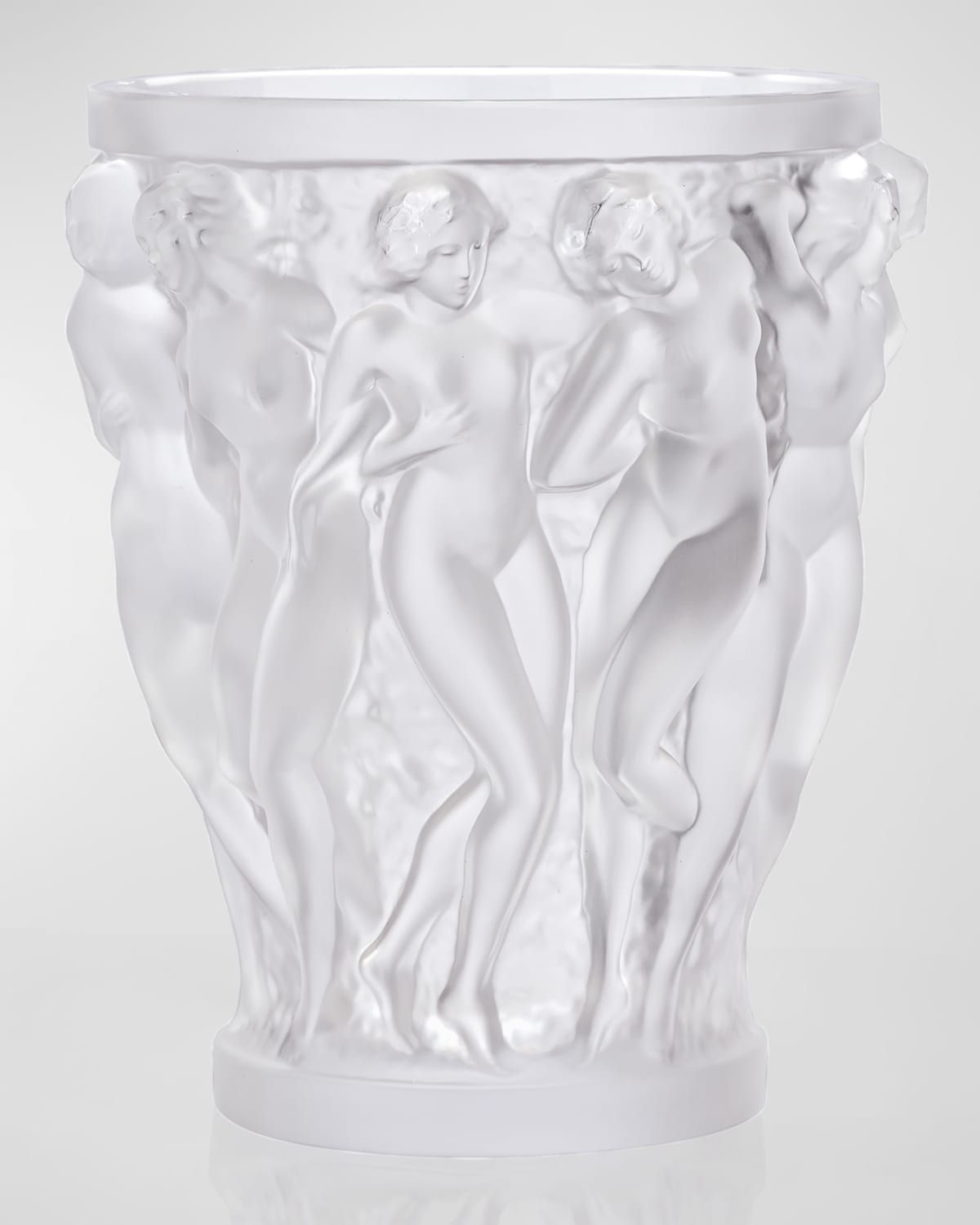 Bacchantes Small Clear Vase
