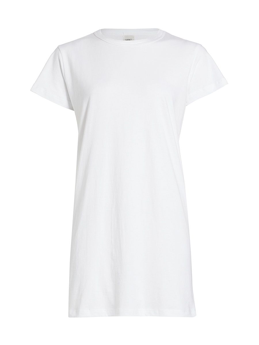 Women's Margo Cotton T-Shirt Dress - White - Size XL