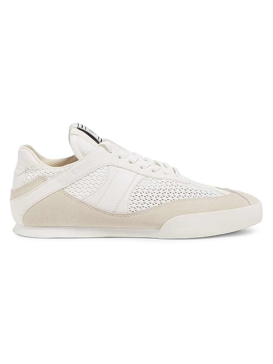 Women's Chloé Kick Low-Top Sneakers - Cream - Size 8