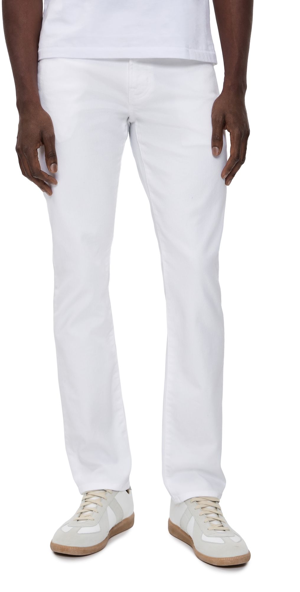 AG Everett Slim Straight Jeans 32 White 33