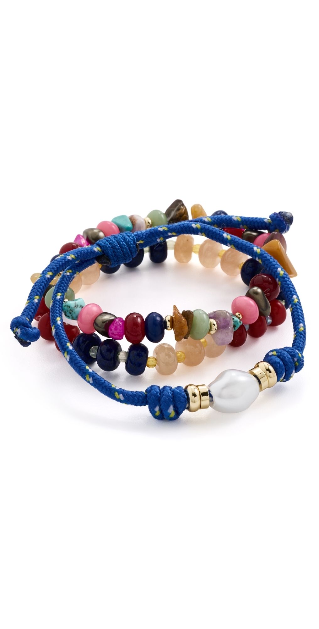 BaubleBar Bold Type Bracelet Set Multi One Size