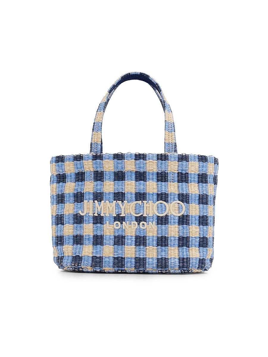 Women's Riviera Capsule Mini Raffia Beach Tote Bag - Marine Mix