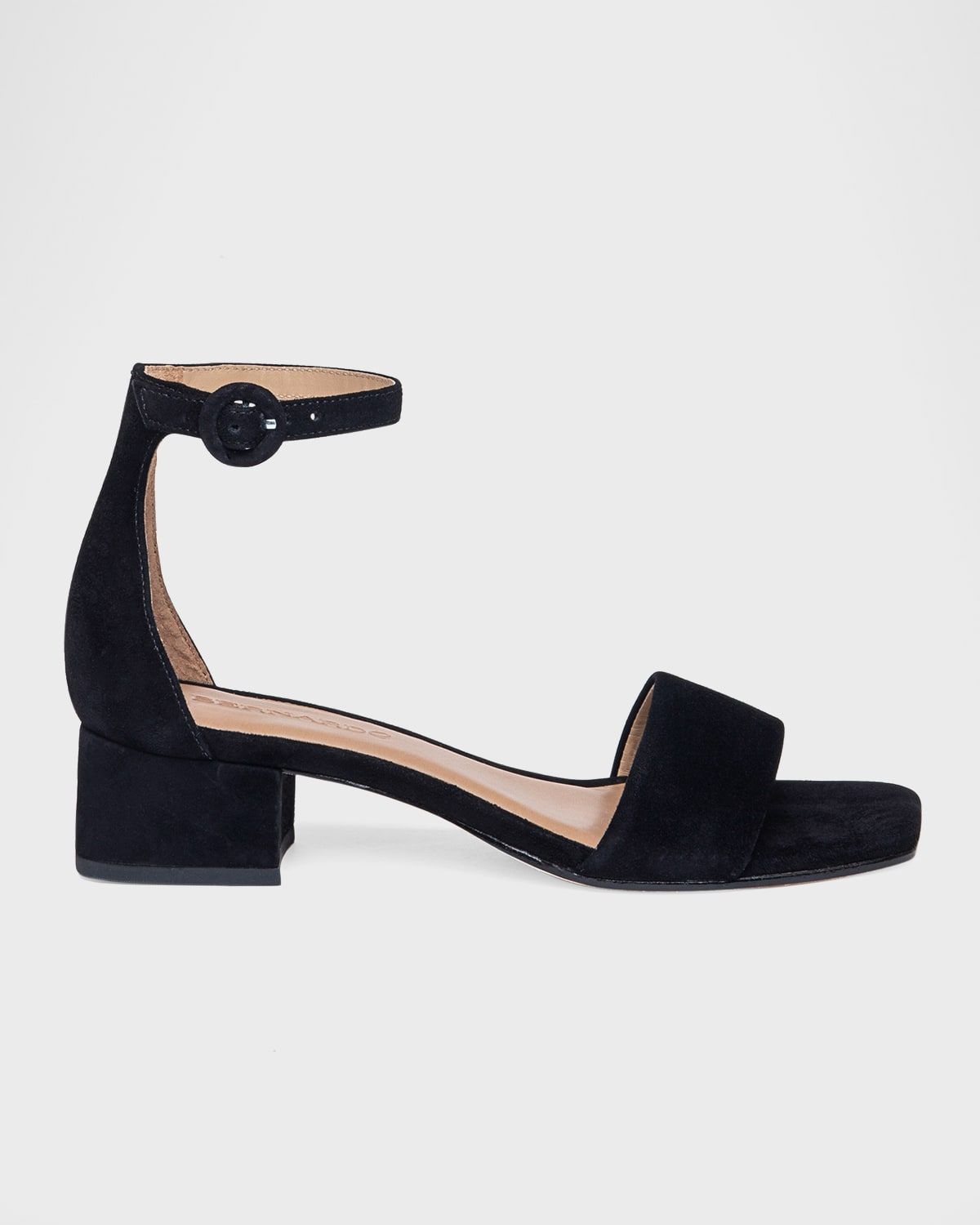 Jalena Suede Ankle-Strap Sandals