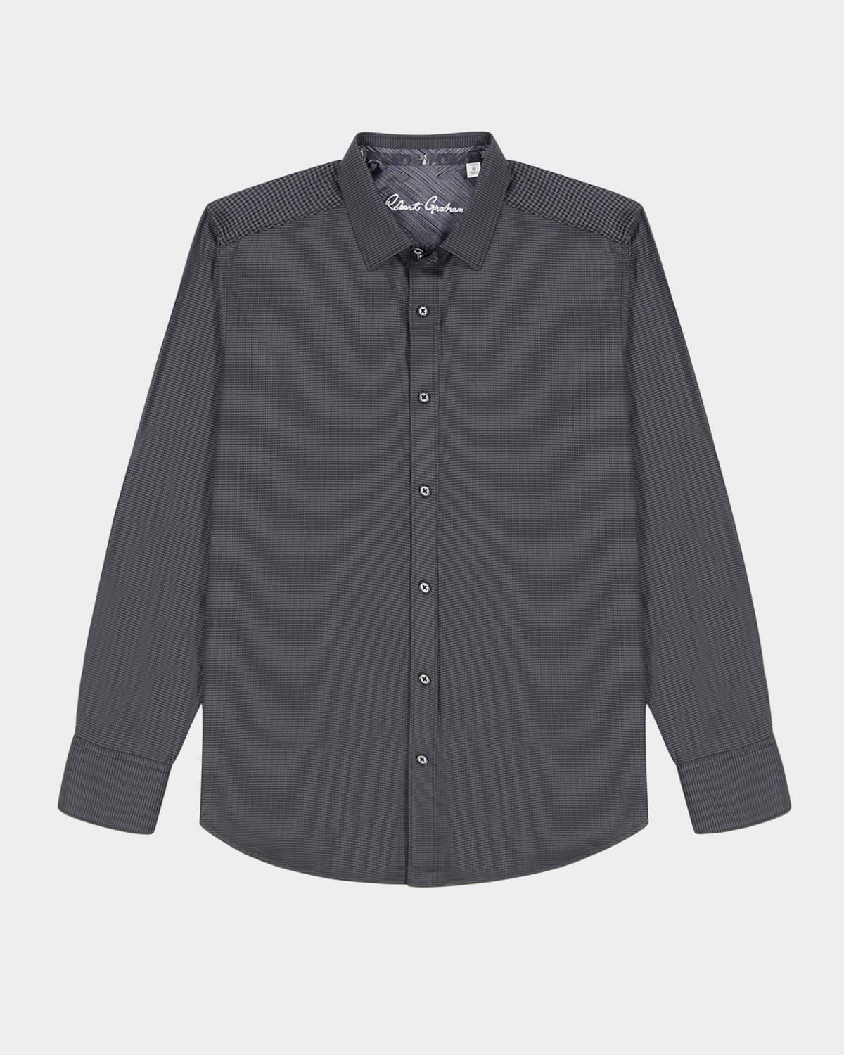 Men & apos;s Kenmare Houndstooth Stretch Sport Shirt