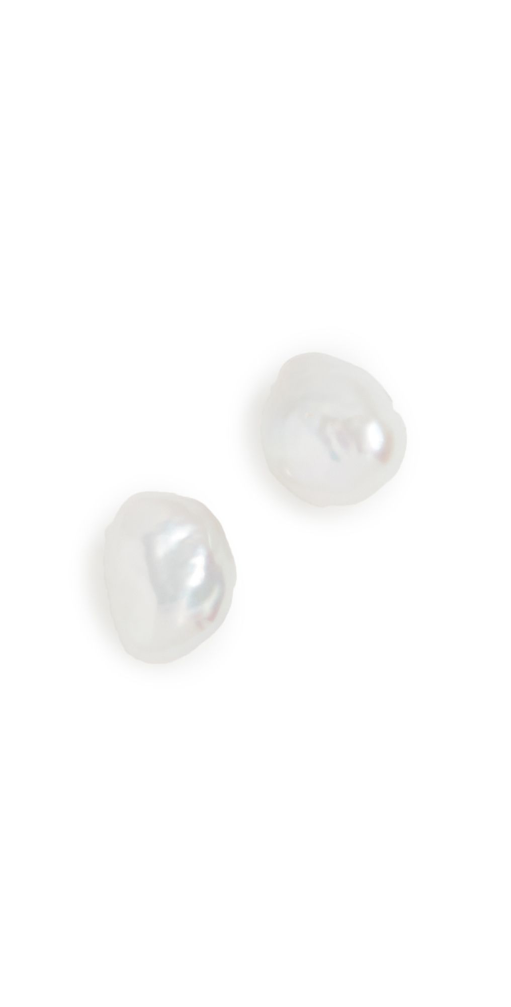 AGMES Pearl Stud Earrings Pearl One Size