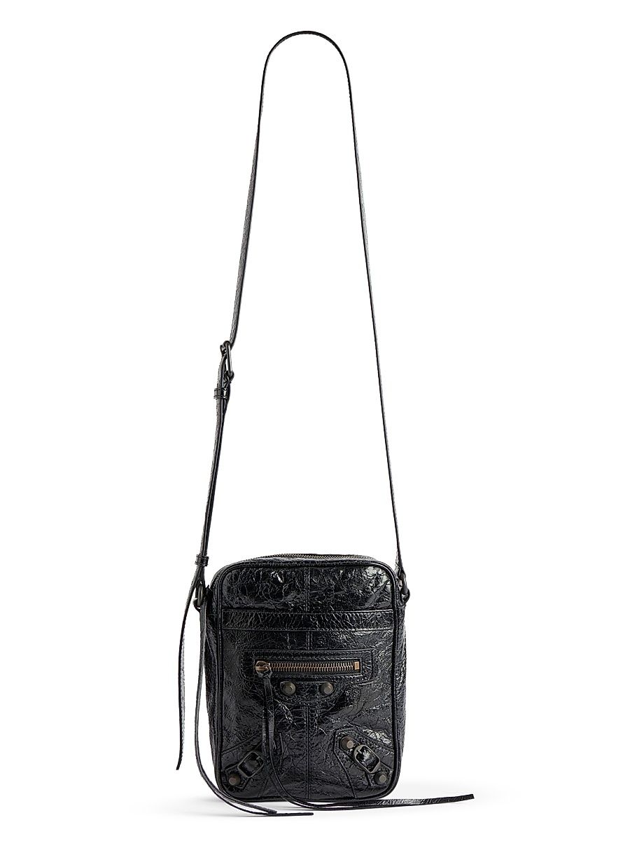 Men's Le City Vertical Crossbody Bag - Black