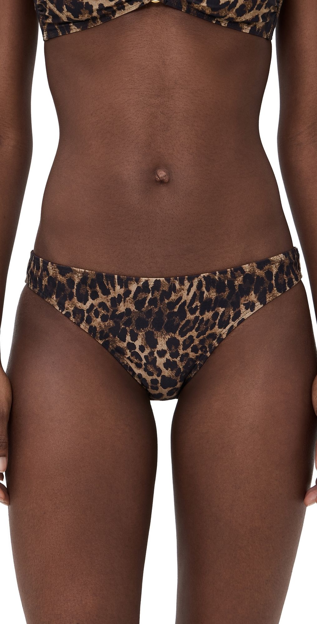 Nili Lotan Bikini Bottoms VINTAGE LEOPARD PRINT S