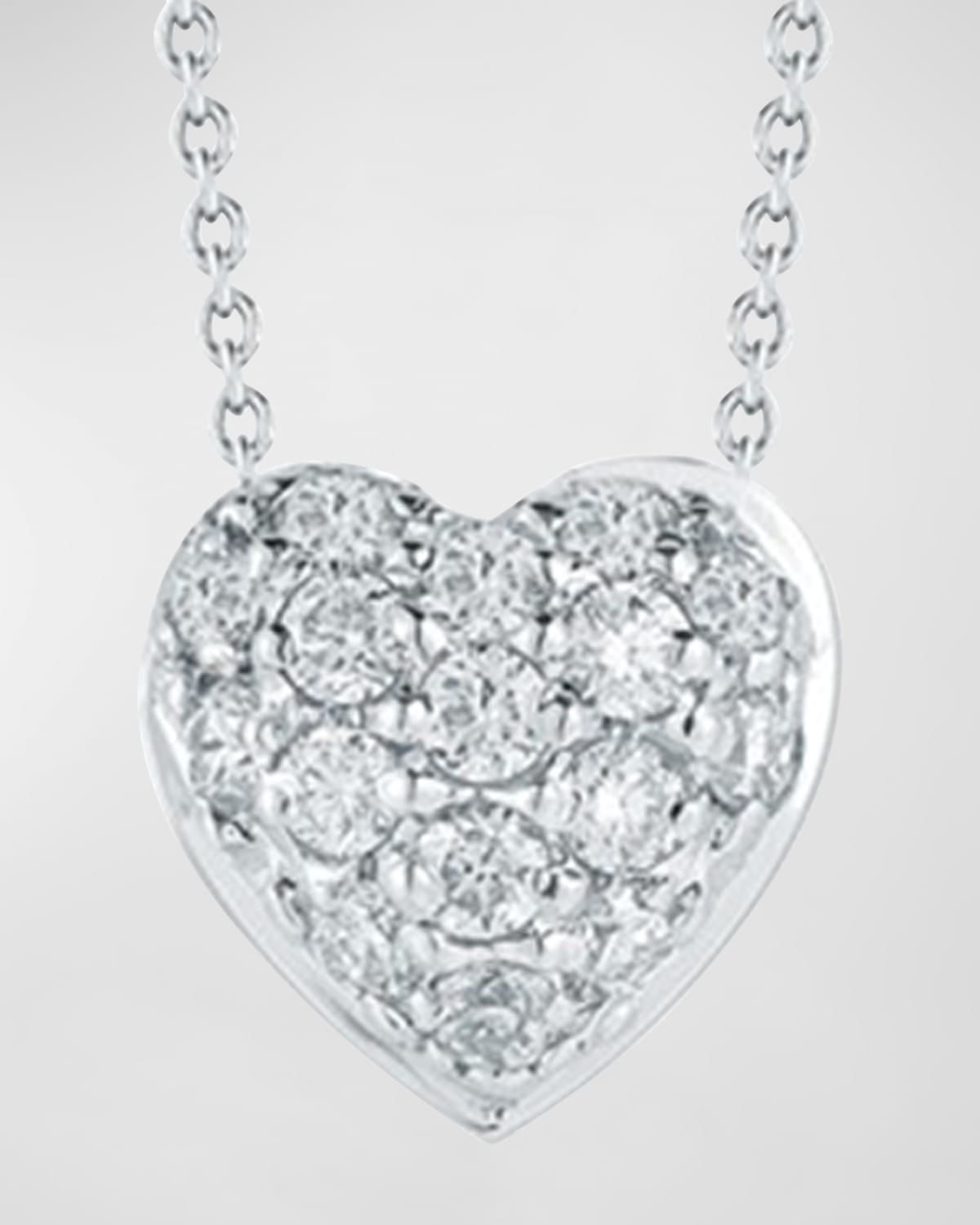 Pave Heart Necklace