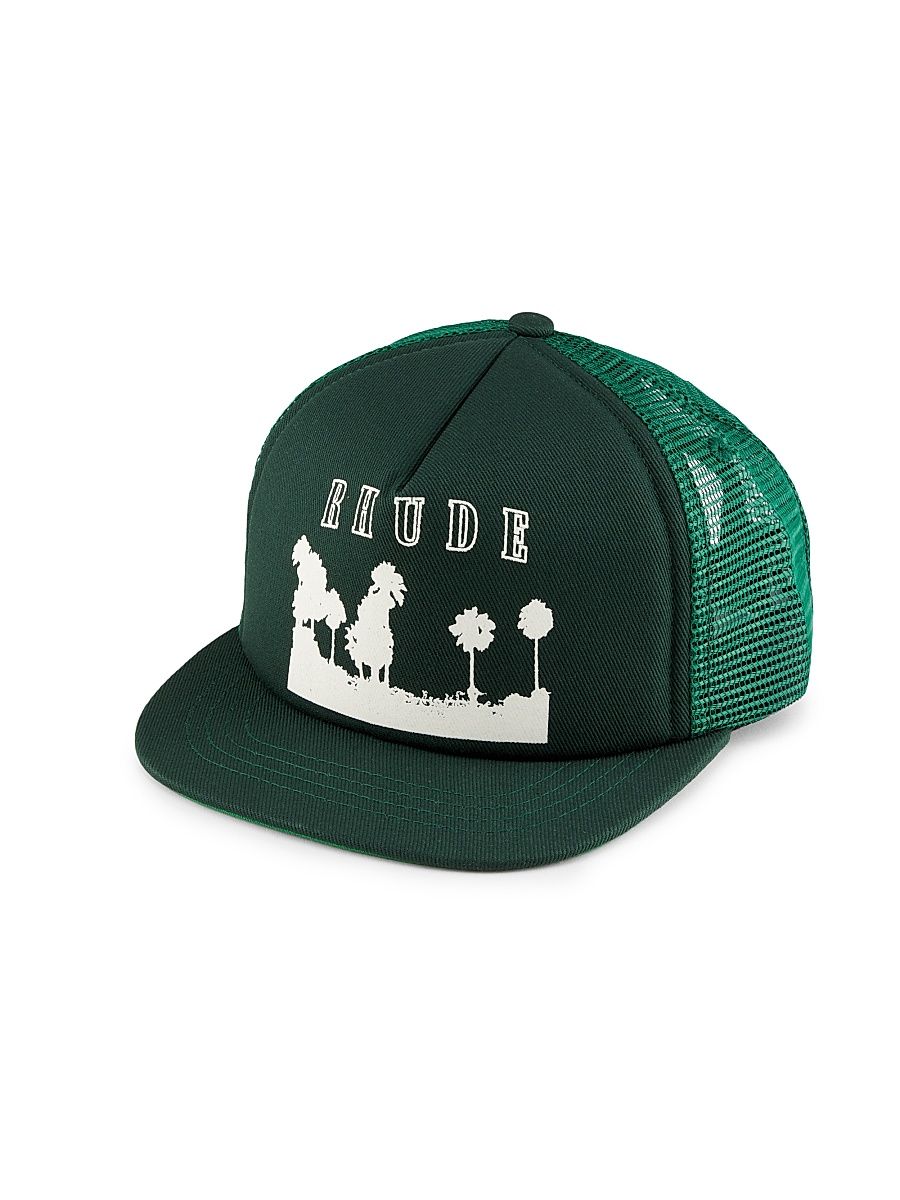 Men's Thousand Palms Trucker Hat - Forest Green