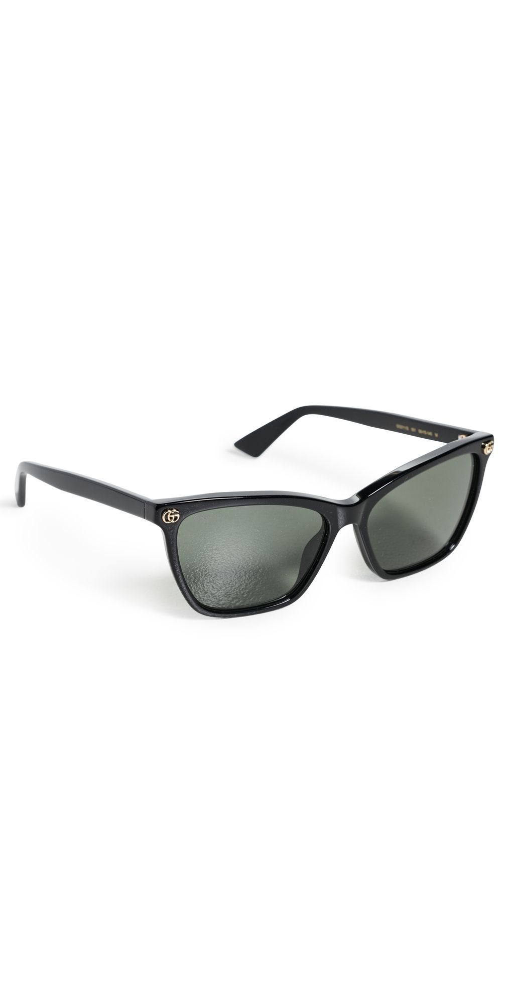 Gucci Double G Sunglasses Black-Black-Grey One Size